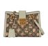Small Padlock Berry Print Tote Bag, front view